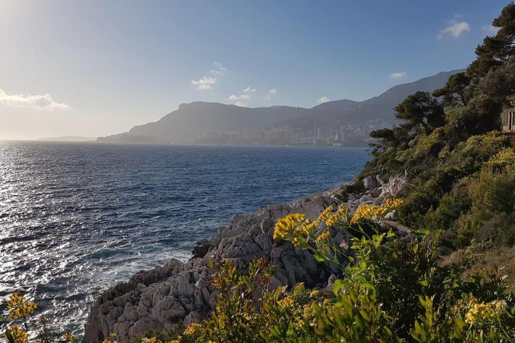 Appartement Bord De Mer Avec Garage Menton Dış mekan fotoğraf